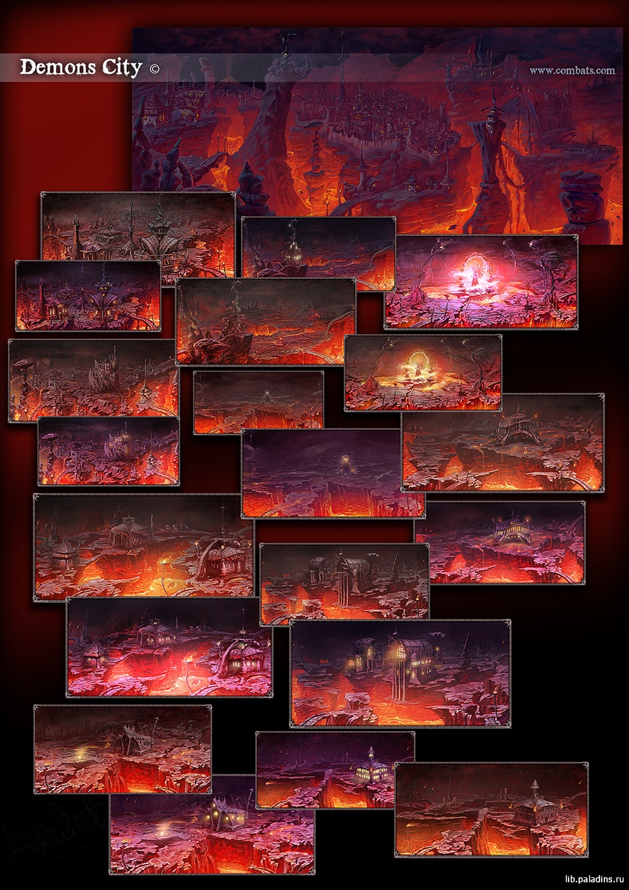 Изображение (арт) Demons city (коллаж)