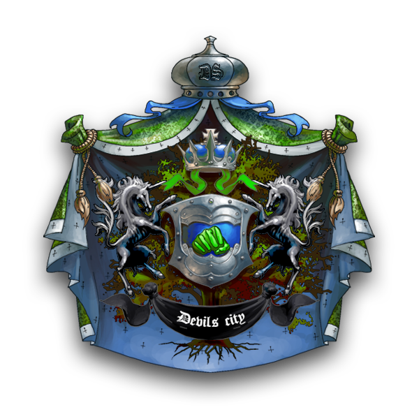 Новый большой герб Devils city
