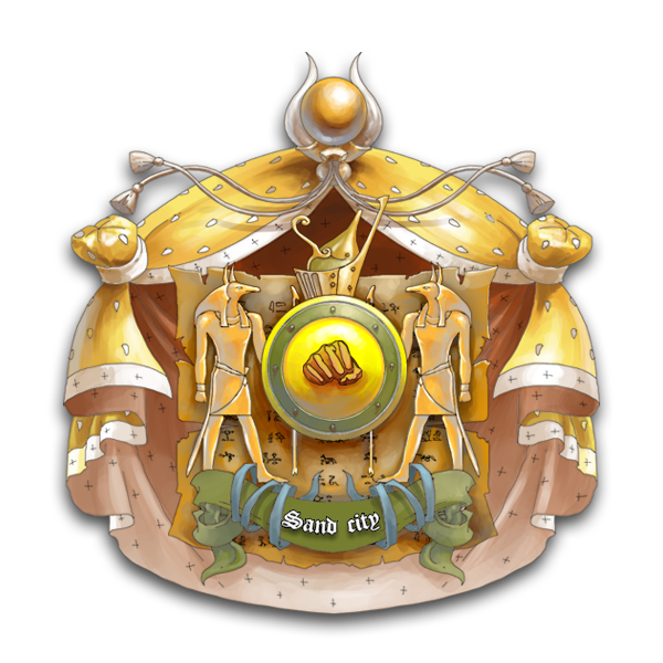 Новый большой герб Sandcity