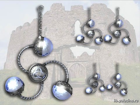 Серьги Бликов