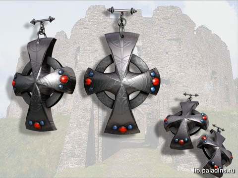Серые Серьги