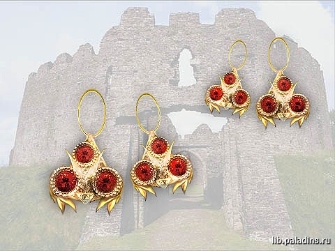 Серьги Пожирающего Пламени