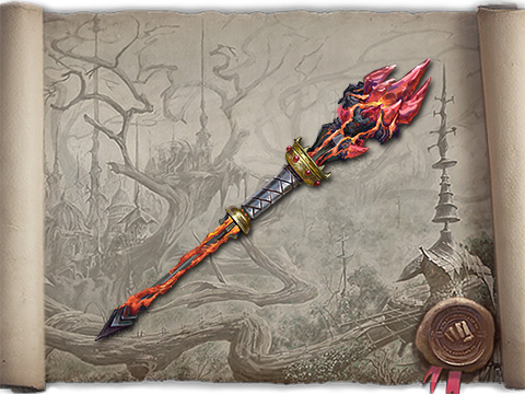 Staff of Lava Claw +5