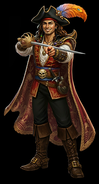 Опутанный водорослями ларец: Мужской образ Алого Горизонта