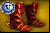 Perfected Fiery Boots of Fancy